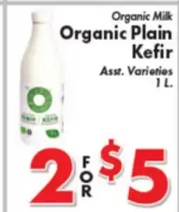 Valley Marketplace Organic Milk Organic Plain Kefir offer