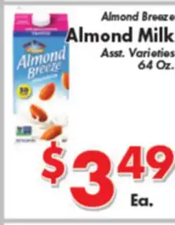 Valley Marketplace Almond Breeze Almond Milk offer