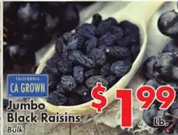 Valley Marketplace Jumbo Black Raisins offer