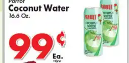 Valley Marketplace Parrot Coconut Water offer