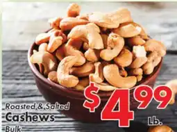 Valley Marketplace Cashews offer
