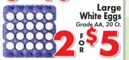 Valley Marketplace Large White Eggs offer