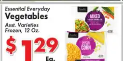 Valley Marketplace Essential Everyday Vegetables offer