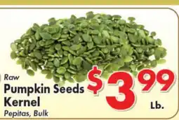 Valley Marketplace Pumpkin Seeds Kernel offer