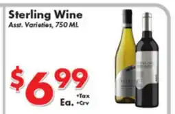 Valley Marketplace Sterling Wine offer