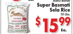 Valley Marketplace Aahu Barah Super Basmati Sela Rice offer