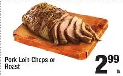 Super King Markets Pork Loin Chops or Roast offer