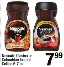 Super King Markets Nescafe Clasico or Colombian Instant Coffee offer