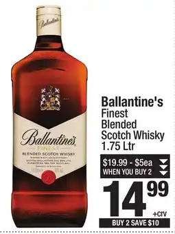 Super King Markets Ballantine's Finest Blended Scotch Whisky offer