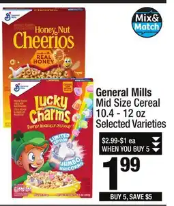 Super King Markets General Mills Mid Size Cereal offer