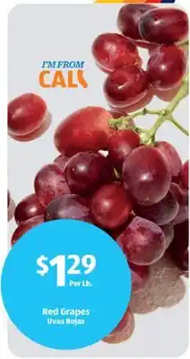 Aldi Red Grapes offer