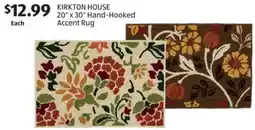 Aldi KIRKTON HOUSE 20x 30 Hand-Hooked Accent Rug offer