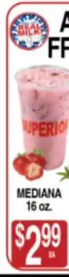 Superior Grocers AGUAS FRESCAS MEDIANA offer