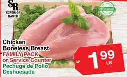Superior Grocers Superior Ranch Chicken Boneless Breast offer