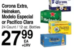 Superior Grocers Corona Extra, Heineken, Modelo Especial or Pacifico Clara offer