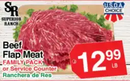 Superior Grocers Beef Flap Meat offer