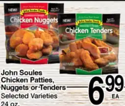 Superior Grocers John Soules Chicken Patties, Nuggets or Tenders offer