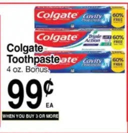 Superior Grocers Colgate Toothpaste offer