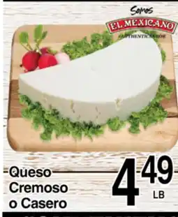 Superior Grocers Queso Cremoso o Casero offer