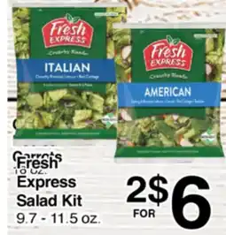 Superior Grocers Fresh Express Salad Kit offer