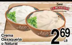 Superior Grocers Crema Oaxaqueña o Natural offer