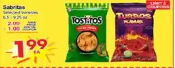 Superior Grocers Sabritas / Tostitos / Turbos offer
