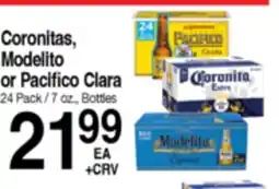 Superior Grocers Coronitas, Modelito or Pacifico Clara offer