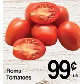 Superior Grocers Roma Tomatoes offer