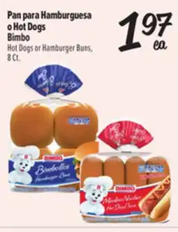 El Super Fresh Hot Dogs or Hamburger Buns offer