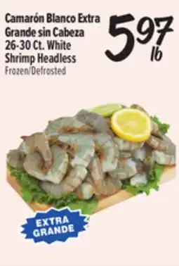 El Super Fresh 26-30 Ct. White Shrimp Headless offer