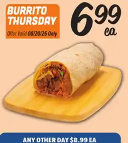 El Super Fresh BURRITO THURSDAY offer