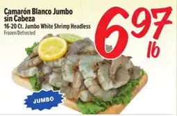 El Super Fresh Jumbo White Shrimp Headless offer