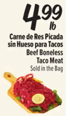 El Super Fresh Carne de Res Picada sin Hueso para Tacos offer