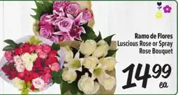 El Super Fresh Luscious Rose or Spray Rose Bouquet offer