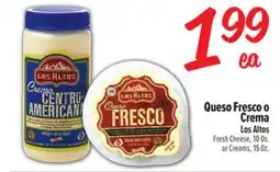 El Super Fresh Queso Fresco o Crema Los Altos offer