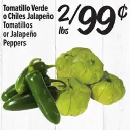El Super Fresh Tomatillo Verde o Chiles Jalapeño offer