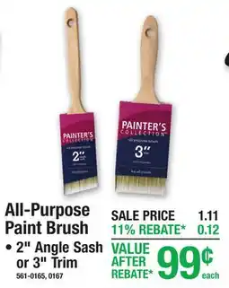 Menards All-Purpose Paint Brush offer