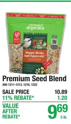 Menards Premium Seed Blend offer