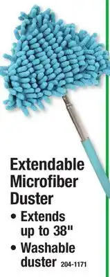 Menards Extendable Microfiber Duster offer