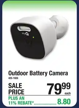 Menards Outdoor Battery Camera offer