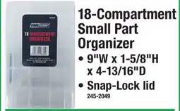Menards 18-Compartment Small Part Organizer offer