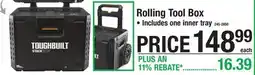 Menards Rolling Tool Box offer