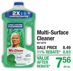 Menards Multi-Surface Cleaner offer