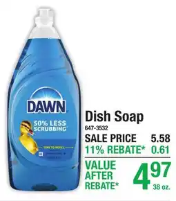 Menards Dish Soap offer