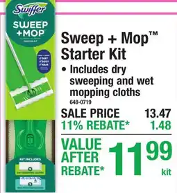 Menards Sweep + Mop Starter Kit offer