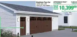 Menards Gladstone Two-Car offer