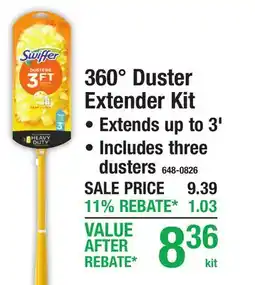 Menards 360° Duster Extender Kit offer