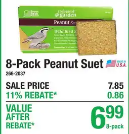 Menards 8-Pack Peanut Suet offer
