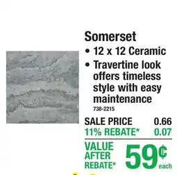 Menards Somerset offer