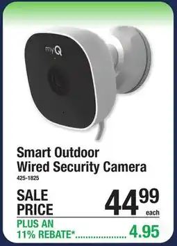 Menards Smart Outdoor Wired Security Camera offer